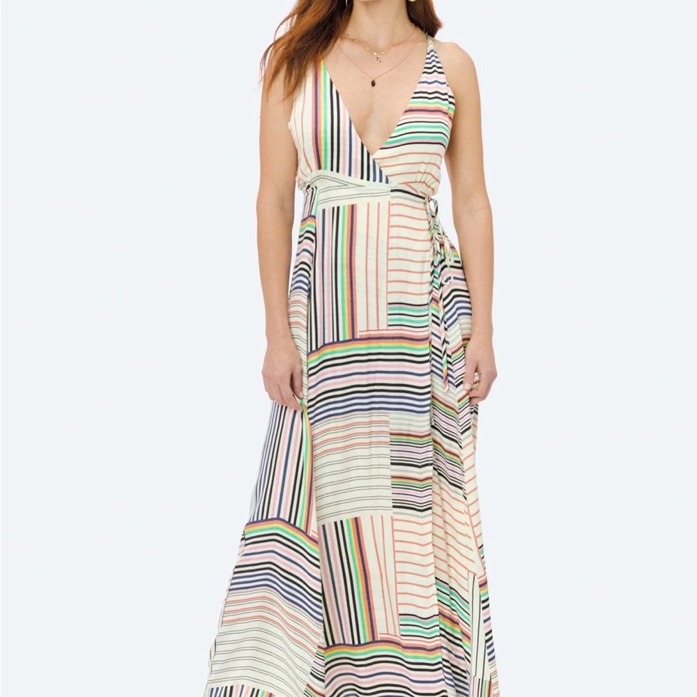 Lovestitch Vibrant Striped Maxi Dress